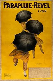 Umbrella Prints: Parapluie Revel, 1922. Creator: Cappiello, Leonetto (1875-1942)