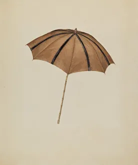 Hofmann Melita Prints: Parasol, 1935 / 1942. Creator: Melita Hofmann
