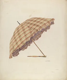 Ladys Prints: Parasol, 1938. Creator: J. J. Neill