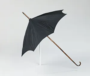 Mourning Dress Gallery: Parasol, American, 1850-59. Creator: Unknown