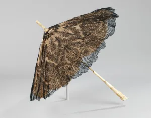 Hooved Prints: Parasol, American, ca. 1880. Creator: Unknown