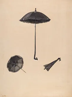 Alain Marie Prints: Parasol, c. 1938. Creator: Marie Alain