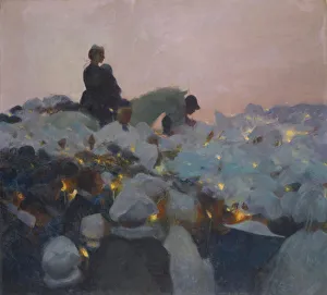 Brittany France Gallery: Pardon in Brittany, 1896. Creator: Gaston la Touche