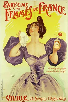 Cosmetic Prints: Parfums des Femmes de France, 1896. Creator: Pal (Jean de Paléologue) (1855-1942)