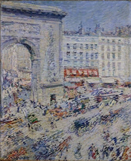 Big City Life Gallery: Paris, 1900s. Artist: Tarkhov, Nikolai Alexandrovich (1871-1930)