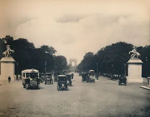 Isaac Georges Levy Prints: Paris. - Avenue Des Champs-Elysees - LL, c1910. Creator: Unknown