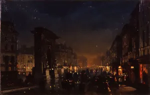 Centre Gallery: Paris, Boulevard and the Porte Saint-Denis, 1855