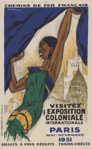 Discrimination Prints: The Paris Colonial Exhibition (Exposition coloniale internationale), 1931. Creator: Dransy