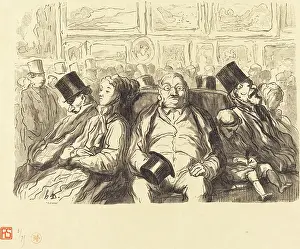 Visitor Prints: Paris - Exposition des Beaux-Arts - Dans le salon carre - Un Instant de repos