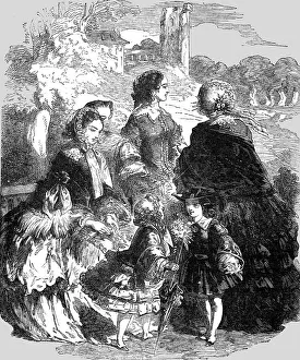 Paris Fashions, 1854. Creator: Unknown