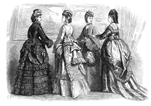 Paris fashions for May, 1870. Creator: Unknown