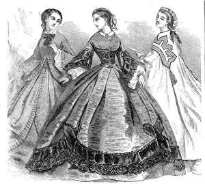 Paris Fashions for the New Year, 1860. Creator: Unknown