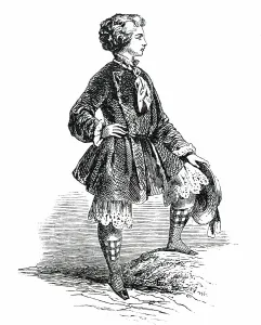Embroidering Prints: Paris Fashions for September - Boy's Dress, 1850. Creator: Unknown
