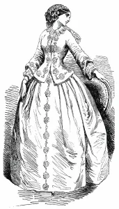 Paris Fashions for September - Toilette d'Interieur, 1850. Creator: Unknown
