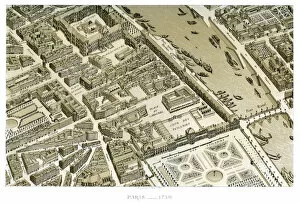 Town Planning Gallery: Paris, France, c1730