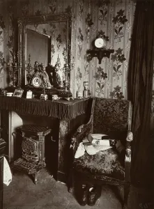 Domestic Appliance Prints: Paris Interior, c1910s, (1956). Creator: Eugene Atget