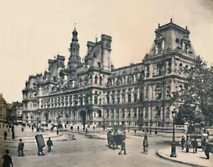 Administration Gallery: Paris. - L Hotel De Ville. - LL, c1910. Creator: Unknown