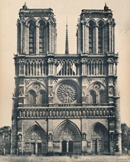 Notre Dame De Paris Gallery: Paris. - Notre-Dame. - LL, c1910. Creator: Unknown