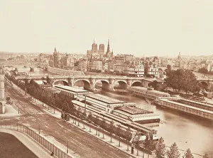 Eduard Baldus Prints: Paris, Panorama De La Cite, No. 52, Printed c.1850s. Creator: Edouard Baldus