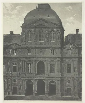 Charles Nègre Collection: Paris: Pavillon de l Horloge, the Louvre, c. 1855, printed 1982