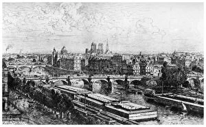 Paris Pris du Louvre, c1850-1895 (1924). Artist: Maxime Lalanne