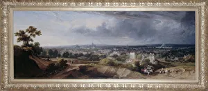 Quarry Prints: Paris, seen from the heights of Montmartre, in 1822. Creator: George Arnald