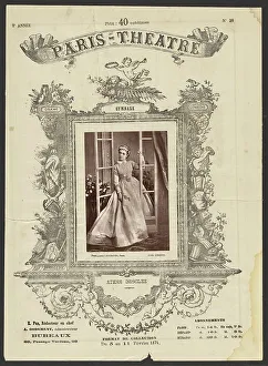 Flyer Prints: Paris Theatre: Aimee Desolee, 1874. Creator: Alphonse J. Liebert