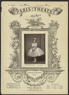 Paris Theatre: Leontine Beaugrand, 1875. Creator: Alphonse J. Liebert