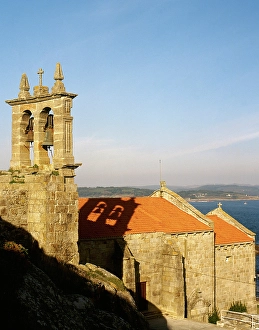 Parish Church of Santa Maria, Muxia, La Coruna province, Galicia, Spain, 14th century, (2001). Creator: LTL