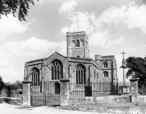Somerset Prints: Parish Church of St Mary, Wedmore, Somerset, c1955. Creator: Arthur Charles Kirby Ware
