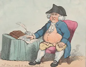 Corrupt Gallery: A Parish Officers Journal!!, June 15, 1802. June 15, 1802. Creator: Thomas Rowlandson