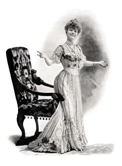 Charles Reutlinger Gallery: A Parisian Actress, Mademoiselle Charlotte Wiehe, 1901.Artist: Charles Reutlinger