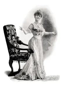 Images Dated 2nd May 2007: A Parisian Actress, Mademoiselle Charlotte Wiehe, 1901.Artist: Charles Reutlinger