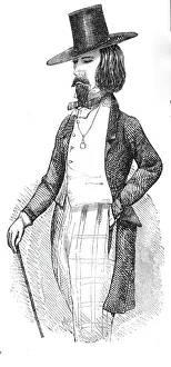 Dandy Prints: The Parisian Dandy, 1844. Creator: Unknown