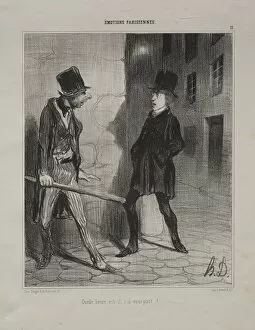 Honoredaumier Gallery: Parisian Emotions, plate 11: What Time is it Please?, 24 November 1839