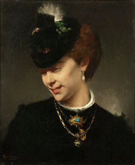 Salmson Hugo Prints: A Parisian Lady. Creator: Hugo Salmson