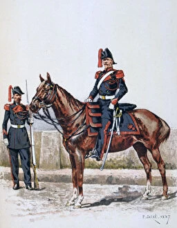 A Lemercier Gallery: Parisian Republican Guard, 16 May 1848 - 1 Febuary 1849 (1887). Artist: A Lemercier