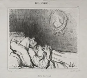 Honoré Daumier French Gallery: Parisian Types: Memories, 10 May 1840. Creator: Honore Daumier (French, 1808-1879); Aubert