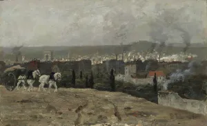Thaulow Frits Prints: Parisian View, 1879. Creator: Frits Thaulow