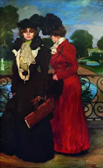Parisians (In Saint-Cloud), 1900. Creator: Zuloaga y Zabaleto, Ignacio (1870-1945)
