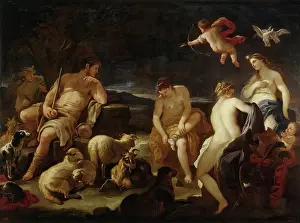 Neoclassical Prints: Paris's Judgement, 1681. Creator: Luca Giordano