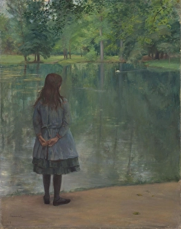 In the park, 1889. Creator: Pierre Georges Jeanniot
