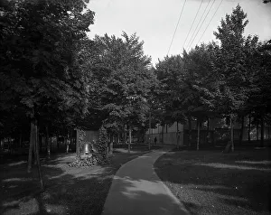 Transparency Prints: Park and auditorium, Bay View, Mich. c1906. Creator: Unknown