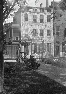 Park Bench Prints: Park and houses, [36 Chalmers Street through Washington Park Gate]