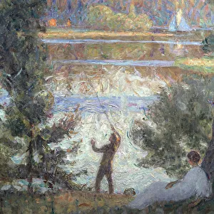 Bergh Sven Richard Prints: Park Landscape, Tyresö, 1910. Creator: Sven Richard Bergh