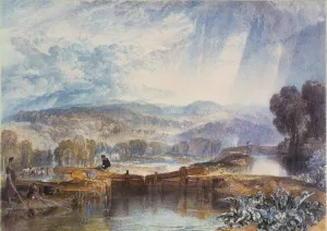 Turner At 250 Prints: More Park near Watford, 1823. Artist: JMW Turner