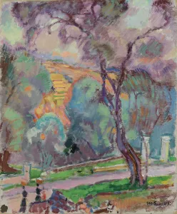 Park View from San Remo, 1913. Creator: Magnus Enckell