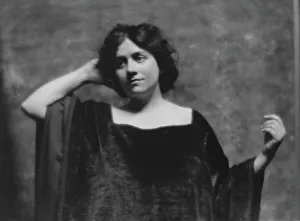 Parker, Corinne, Miss, portrait photograph, ca. 1913. Creator: Arnold Genthe