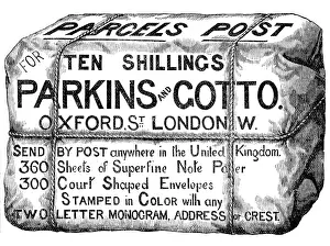 Parcel Prints: Parkins and Gotto, 1883. Creator: Unknown