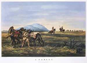 A Parley, 1834-1907. Artist: Currier and Ives